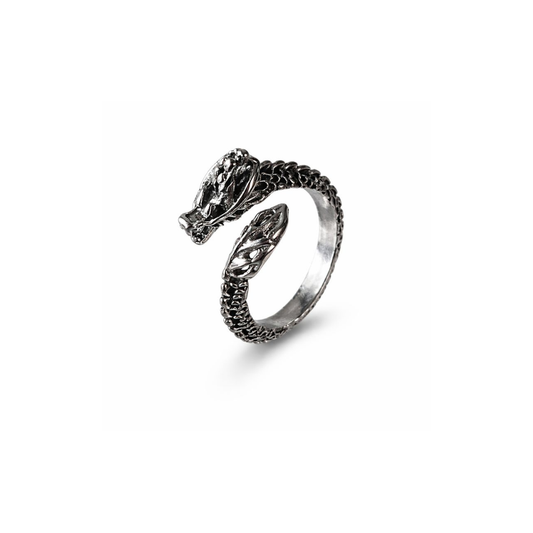 TWIN SERPENT TORQUE RING